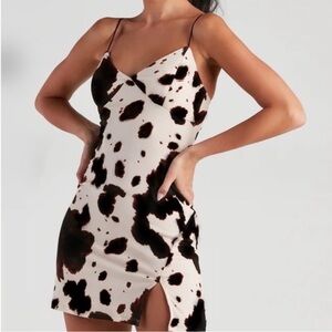 Windsor Black and White Spaghetti Strap Dress